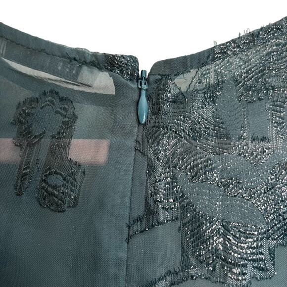 Cooper St Ophelia Wide Sleeve Green Mini Dress - Picture 7 of 10